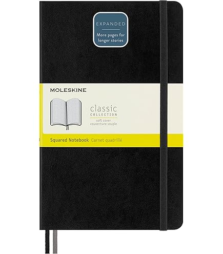 Moleskine Classic Expanded Notebook, Hard Cover, Large (5